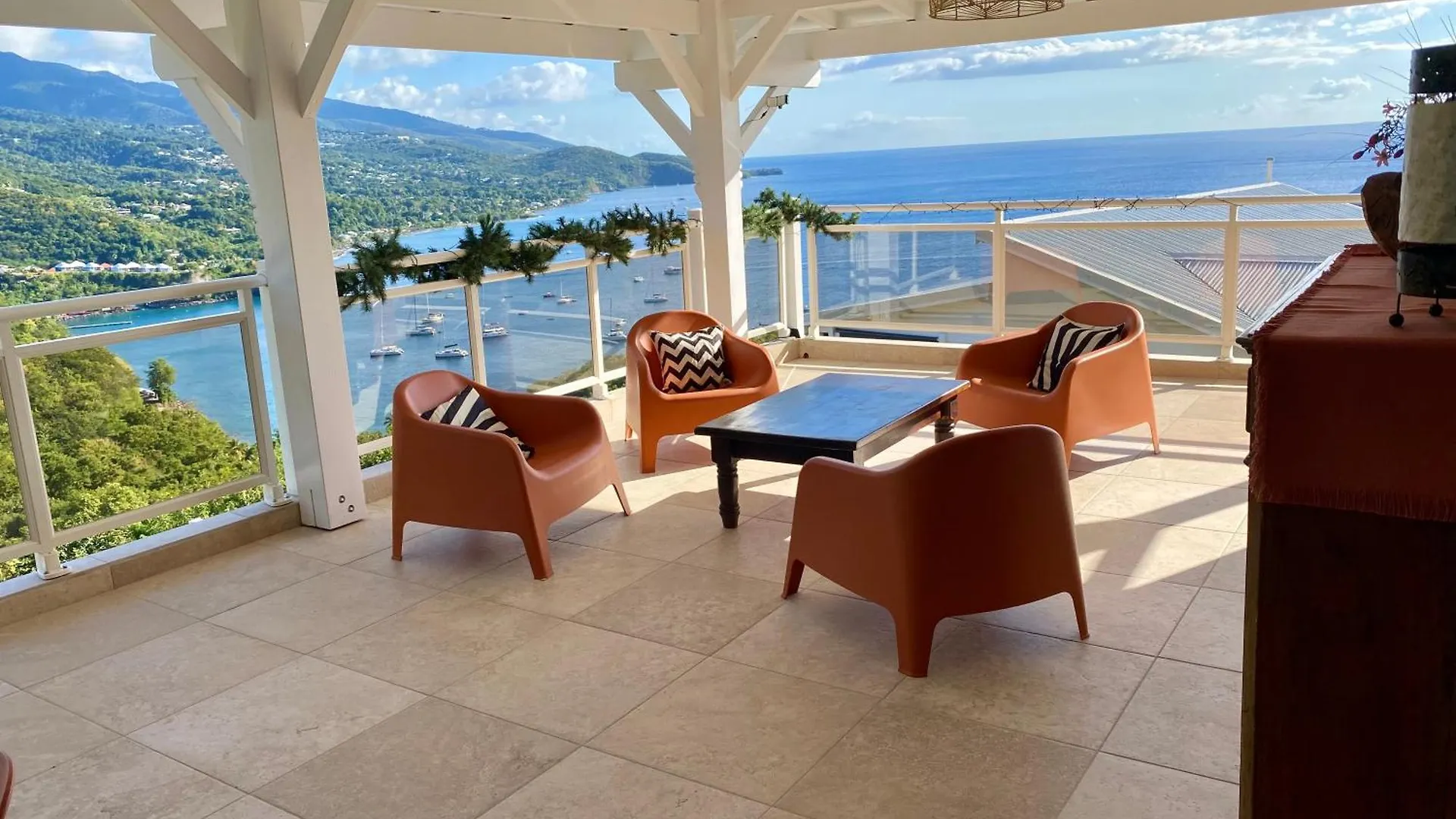 Villa Ozalee Charme Et Elegance Vue Panoramique Sur La Baie De Malendure Bouillante Guadeloupe